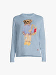 Bear Long Sleeve Knitted Pullover