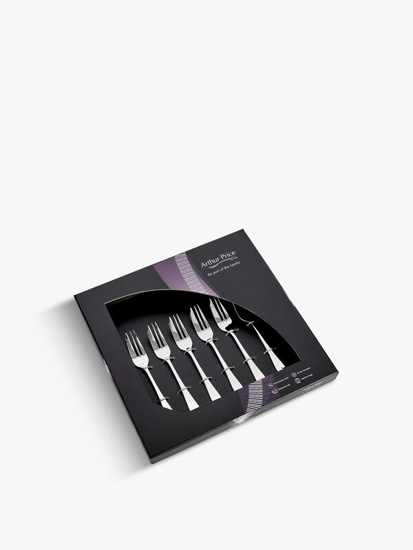 Old English 6 Pastry Forks Set
