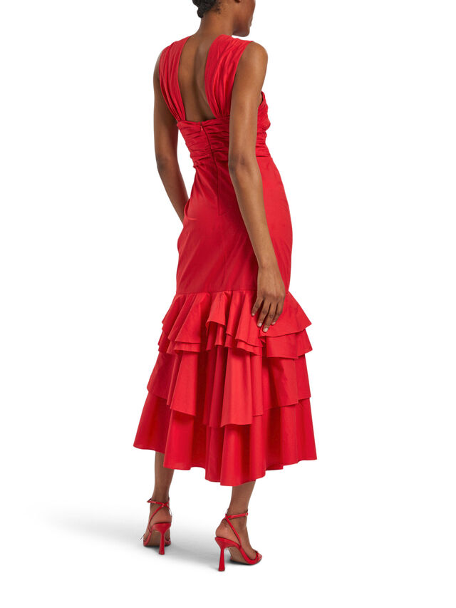 Red Eleni Dress