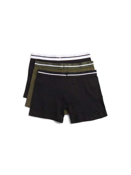 Three-Pack Of Boxer Briefs In Stretch Cotton