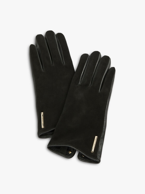 ARLETT Suede Whipstitch Detail Glove