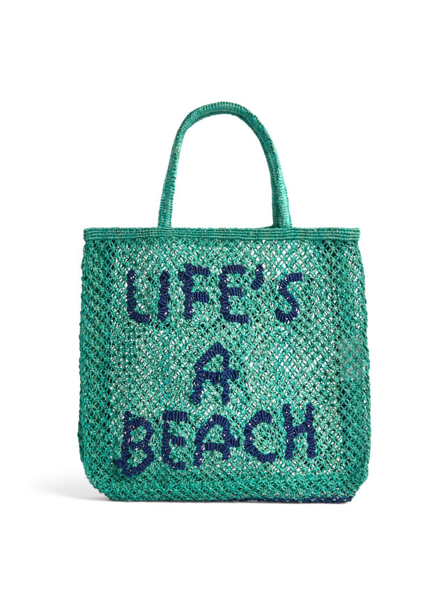Lifes a Beach Large Beach Bag