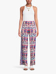 Wide Leg Printed Trousers