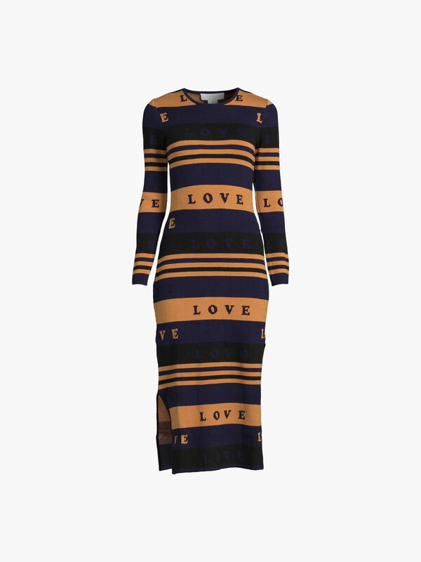 True Love Blues Knitted Dress