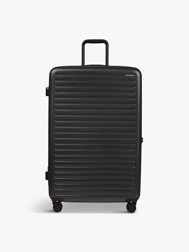 Samsonite StackD Spinner 4 Wheel 81cm Suitcase, Black