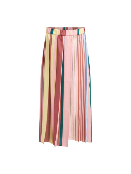 Fagus Multicolour Pleated Skirt
