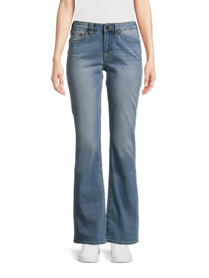 Becca Mid Rise Bootcut Stud Jeans