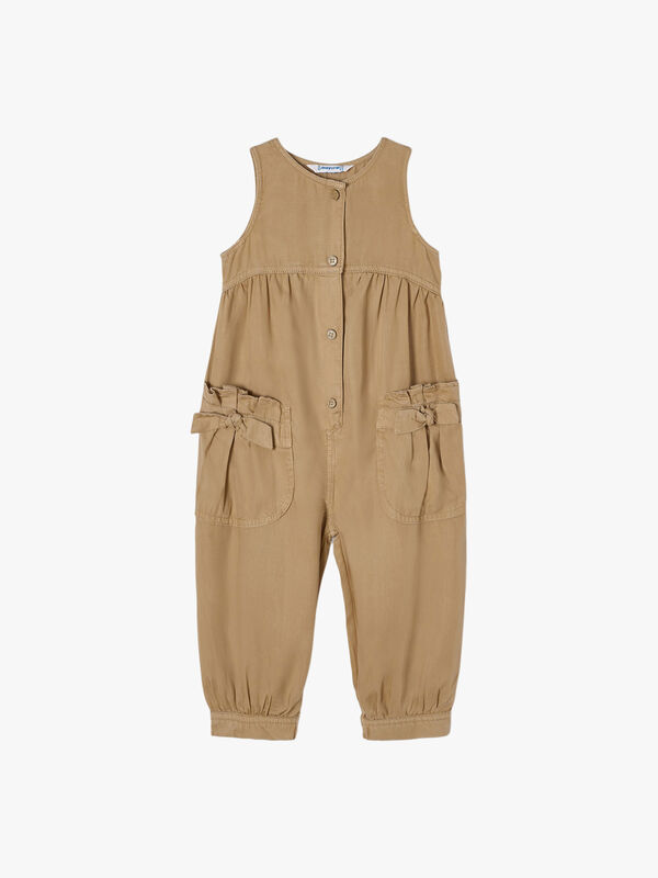Loose Jumpsuit with Bows