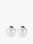 Audrey White Pearl Studs