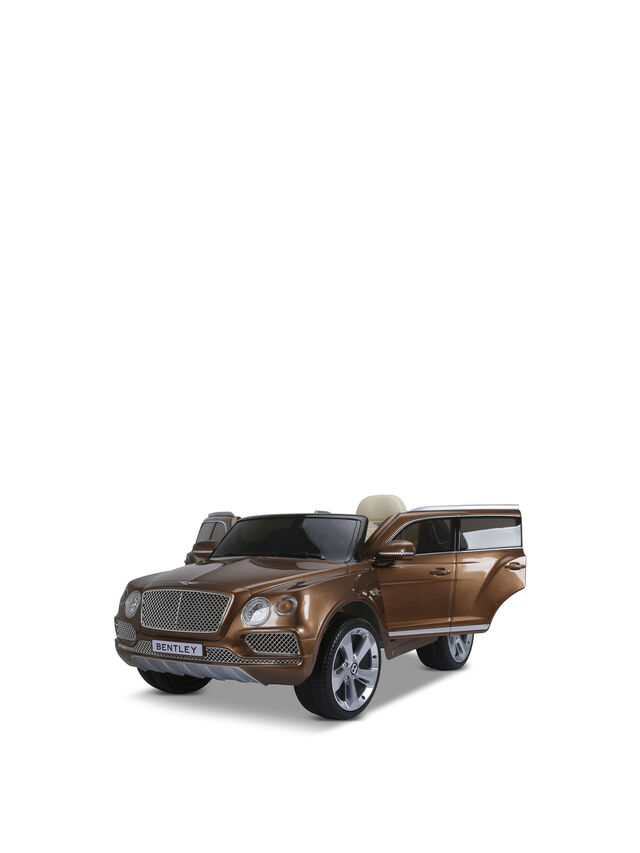 12V Bentley Bentayga Kids Electric Ride-on Car with Leather Seats EVA Wheels