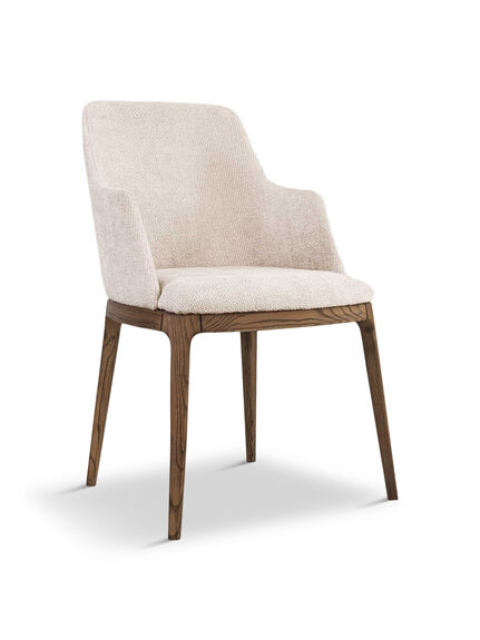 Dakota Neutral Fabric Dining Chair