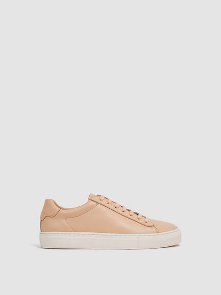 Finley Lace Up Leather Trainers