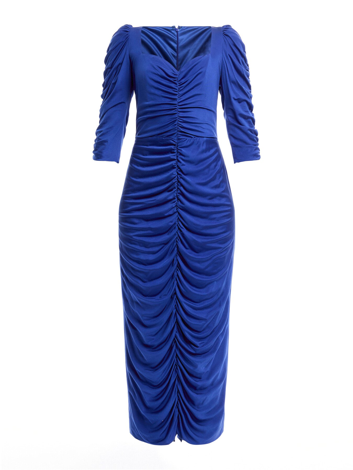 Costarellos Women's Sofiana Ruched Jersey Midi Dress In Blue