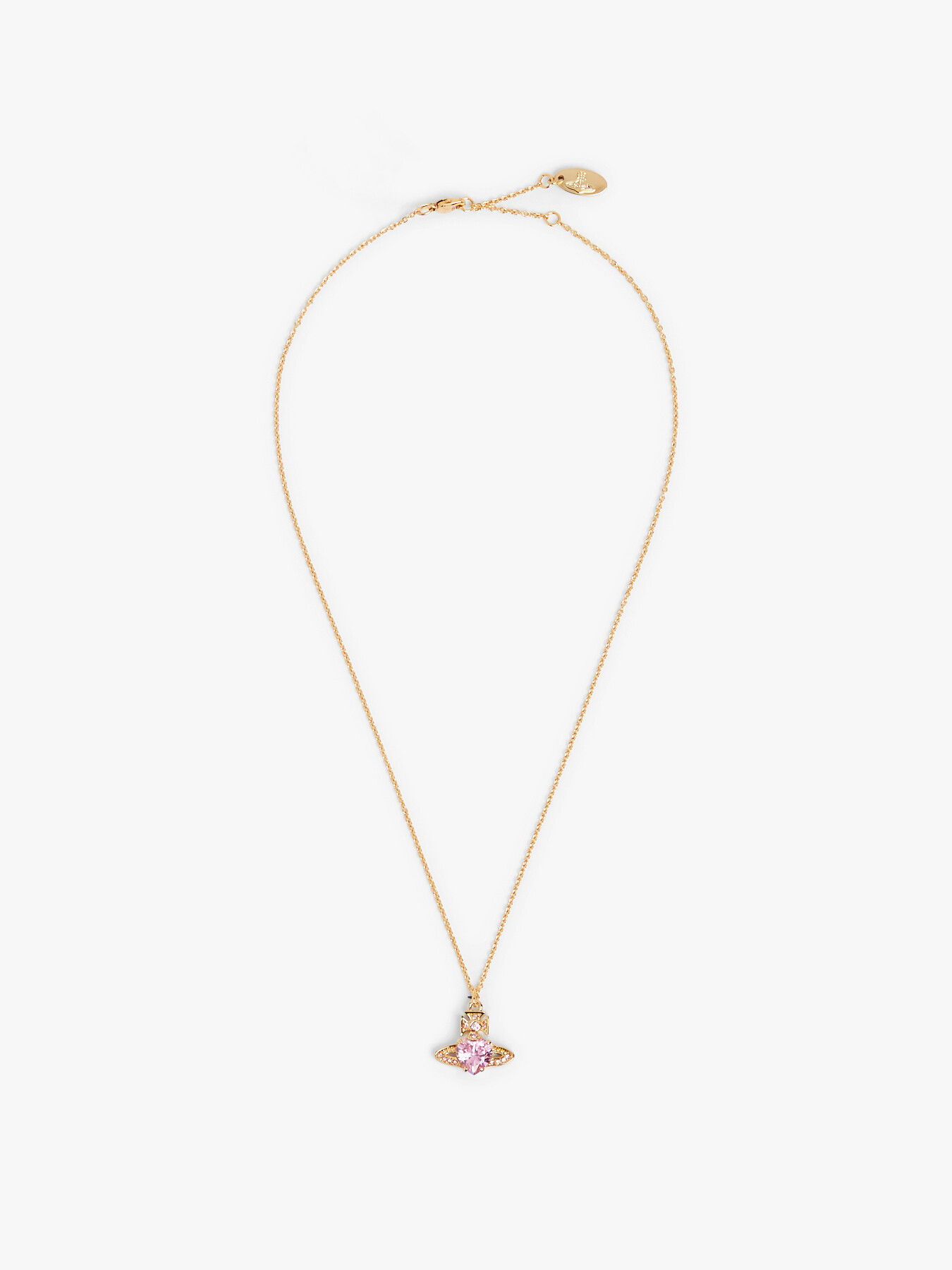 Vivienne Westwood Ariella Gold-tone Cubic Zirconia Pendant Necklace in  Metallic | Lyst