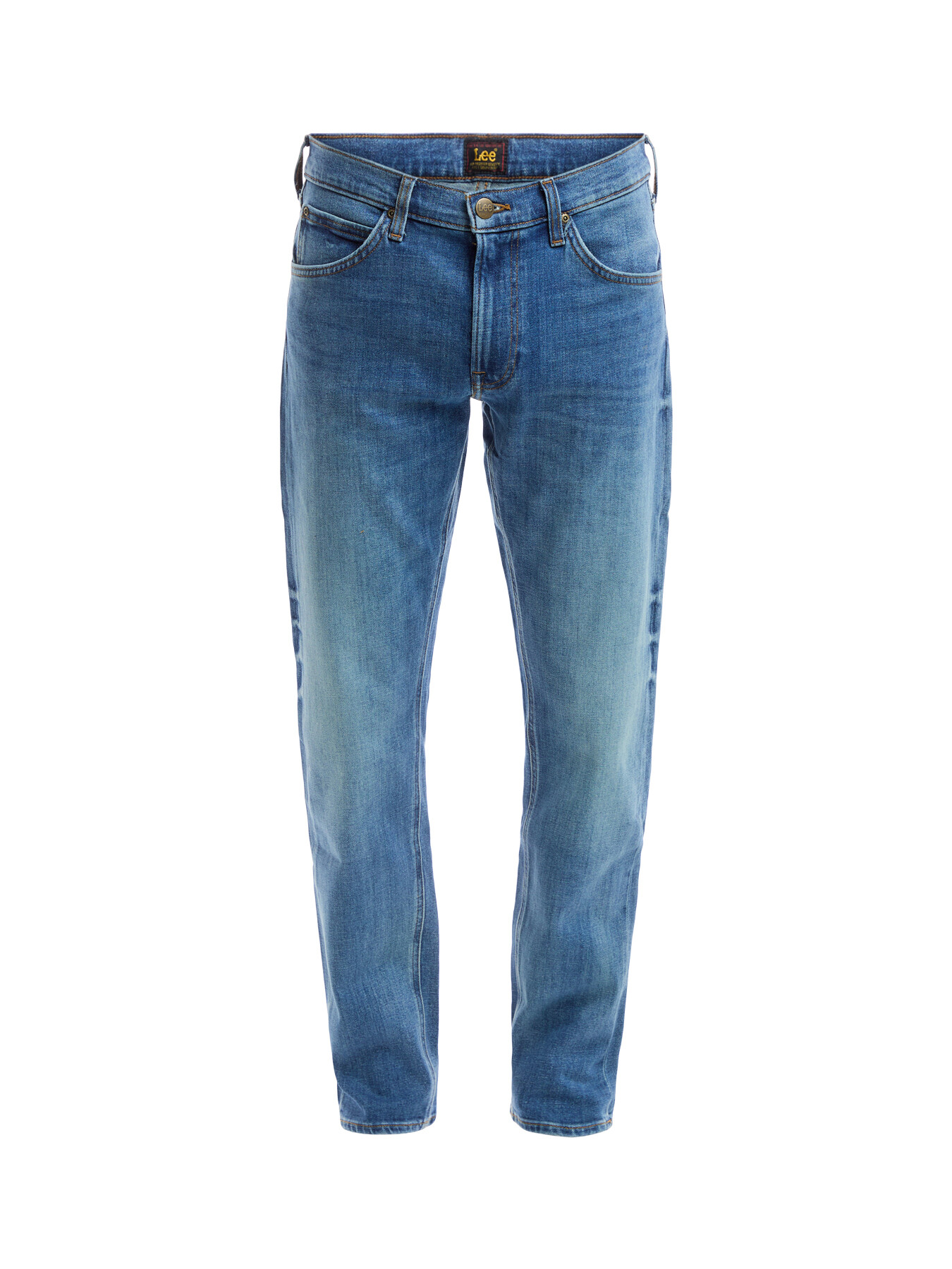 Lee Men's Daren Zip Fly Straight Fit Jeans In Blue