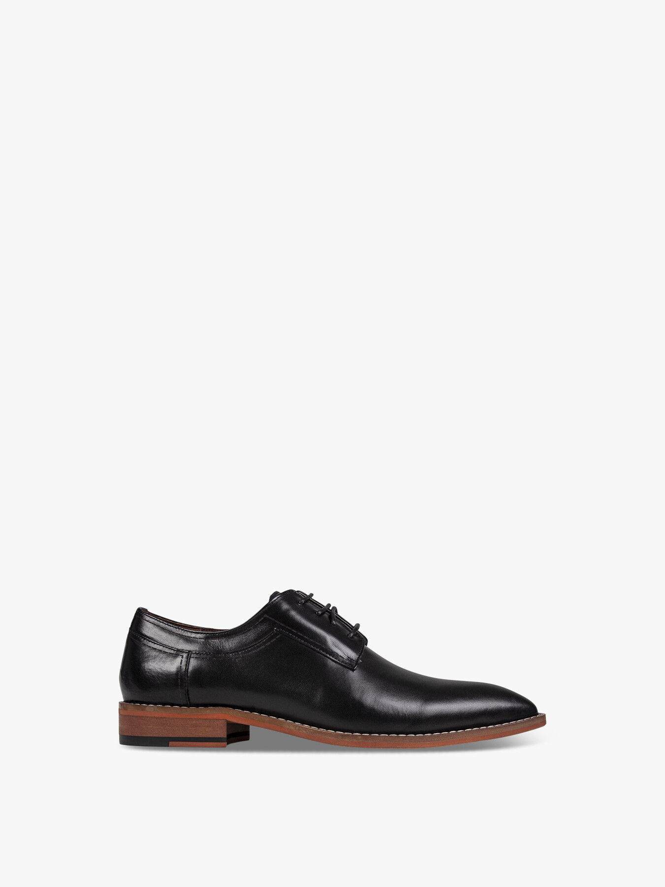 Sole Aston Plain Toe Shoes Black