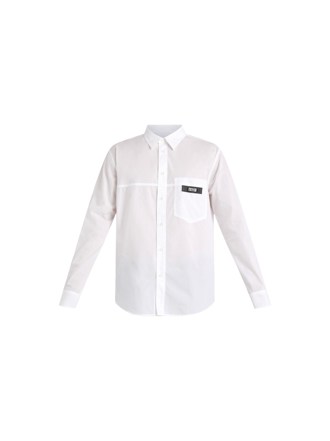 Versace Jeans Men's Longsleeve Patch Shirt In White