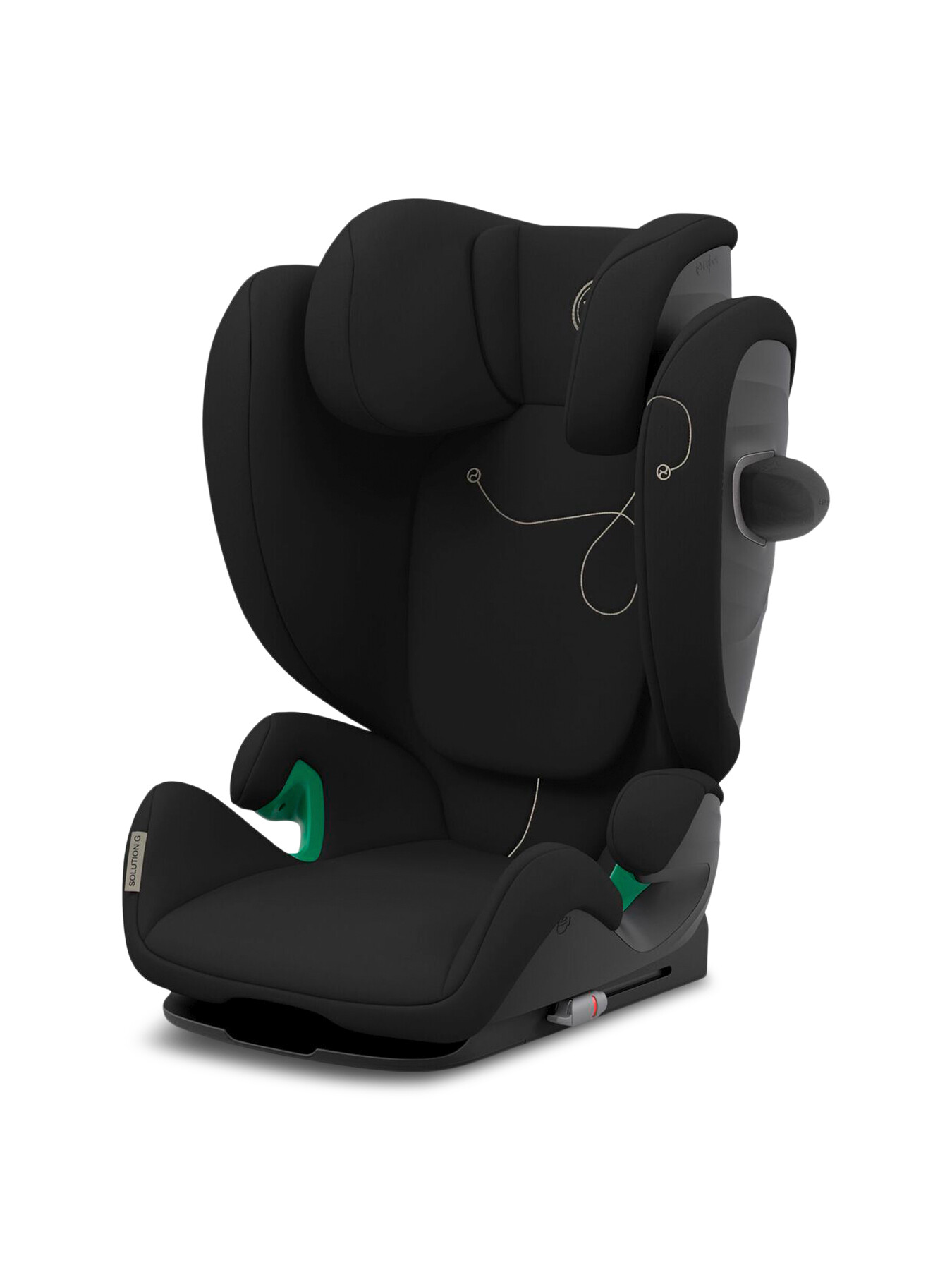 Cybex Cybex Solution G i-Fix Child Highback Booster Seat - Moon Black, Pushchairs & Travel