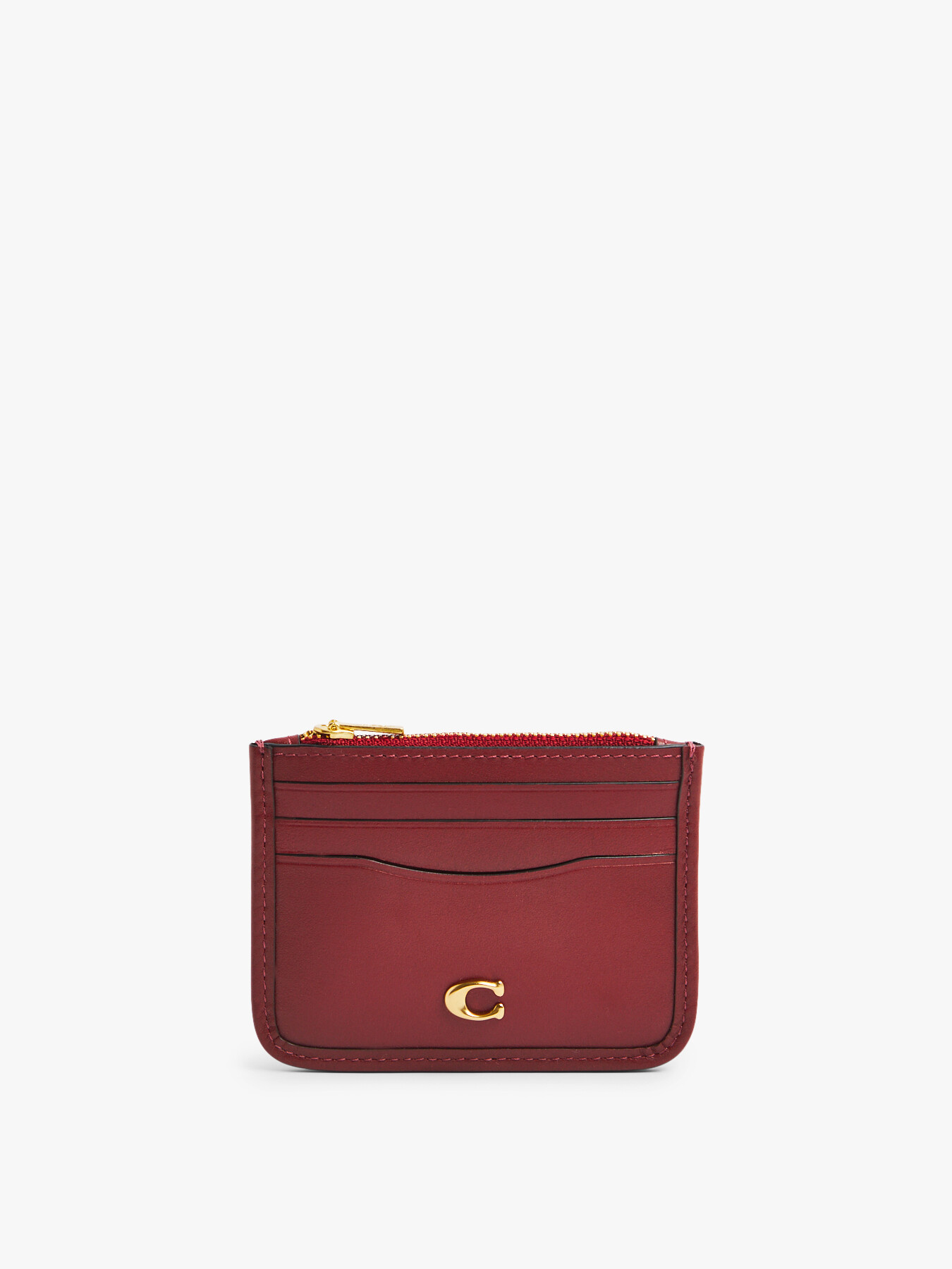 COACH® Outlet | Zip Around Coin Case In Signature Canvas