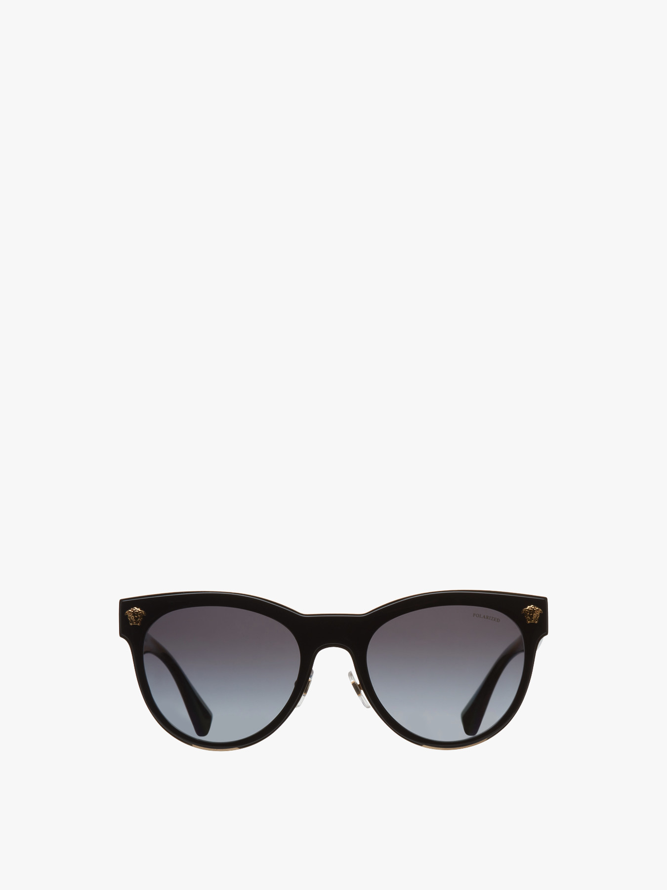 Versace Round Cat Eye Sunglasses Black