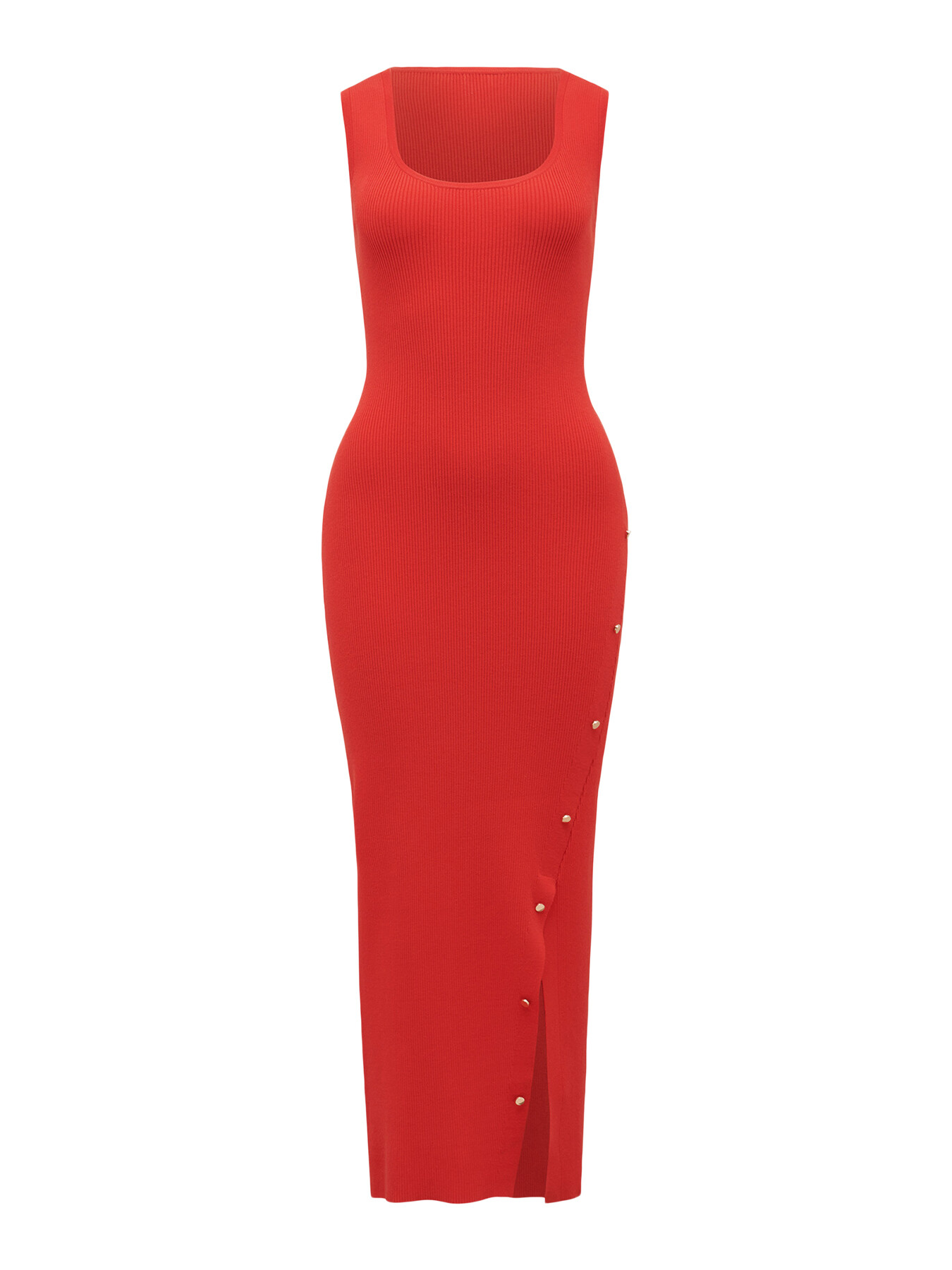 Shop Forever New Women's Chelsea Hardware Detail Midi Dress In Red