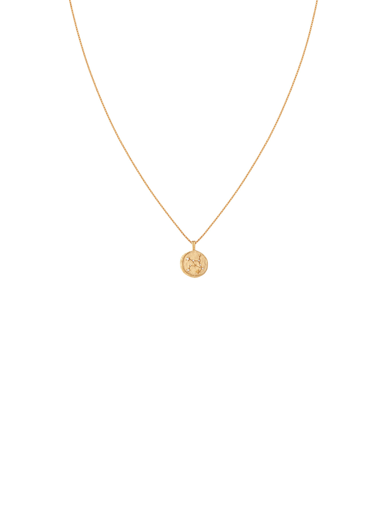 Astrid & Miyu Women's Virgo Zodiac Pendant Necklace In Gold