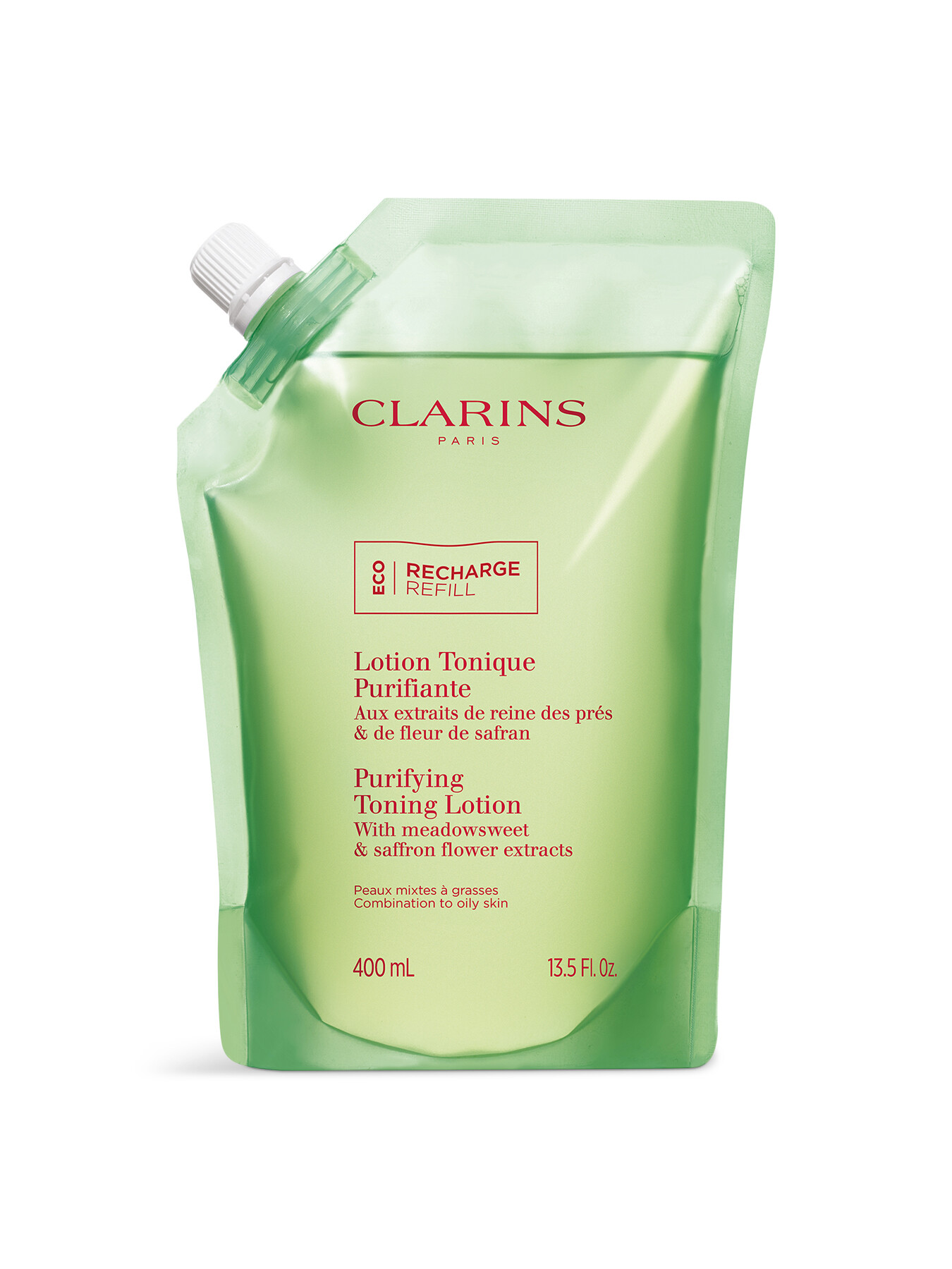 Clarins Purifying Toning Lotion Doypack 400ml In White