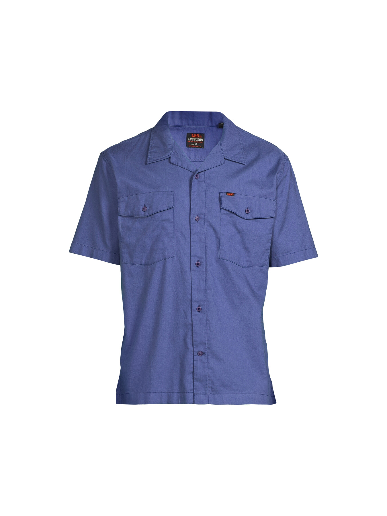 Shop Lee Men's Short Sve Chetopa Shirt In Blue
