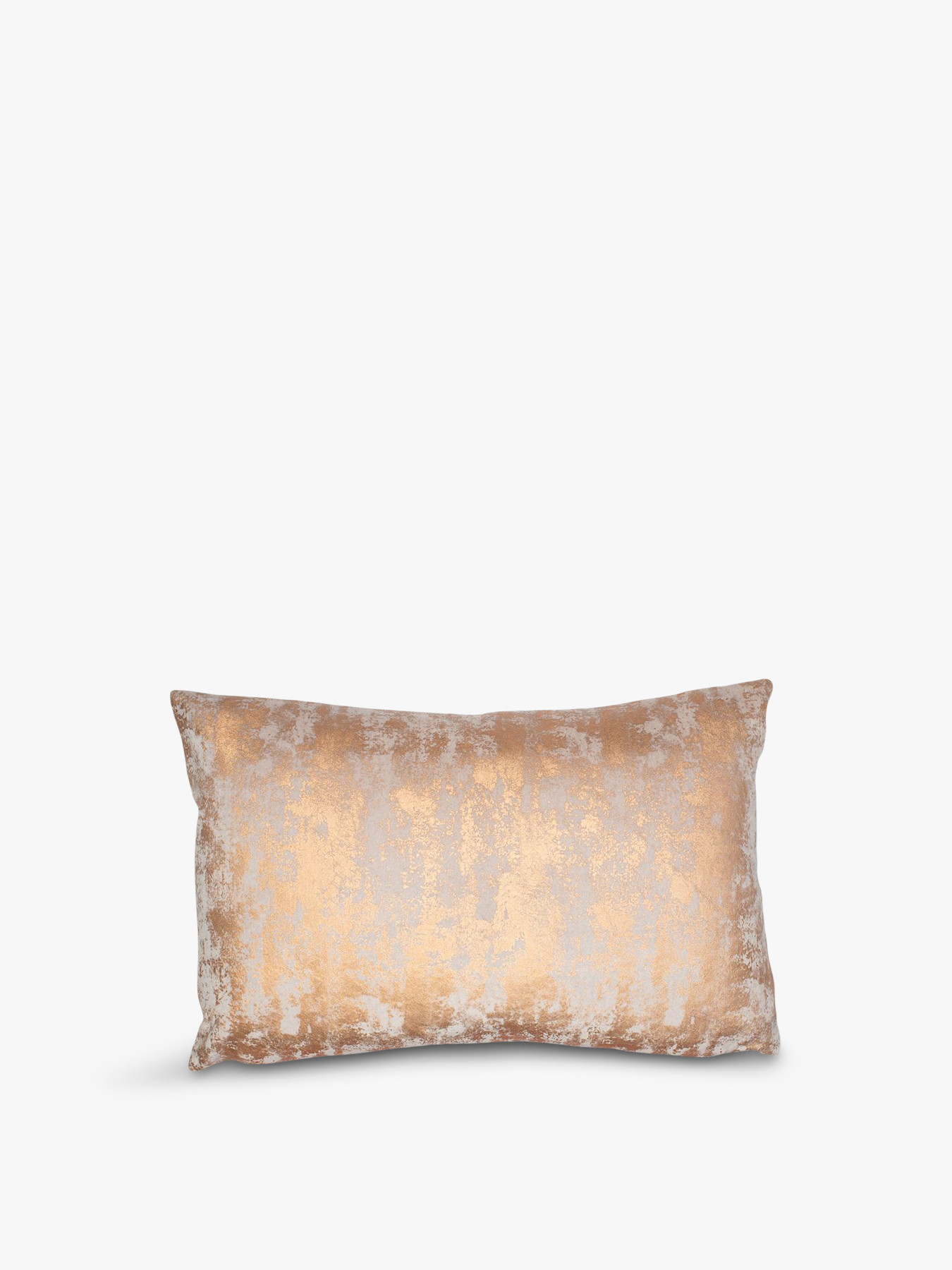copper and grey cushion