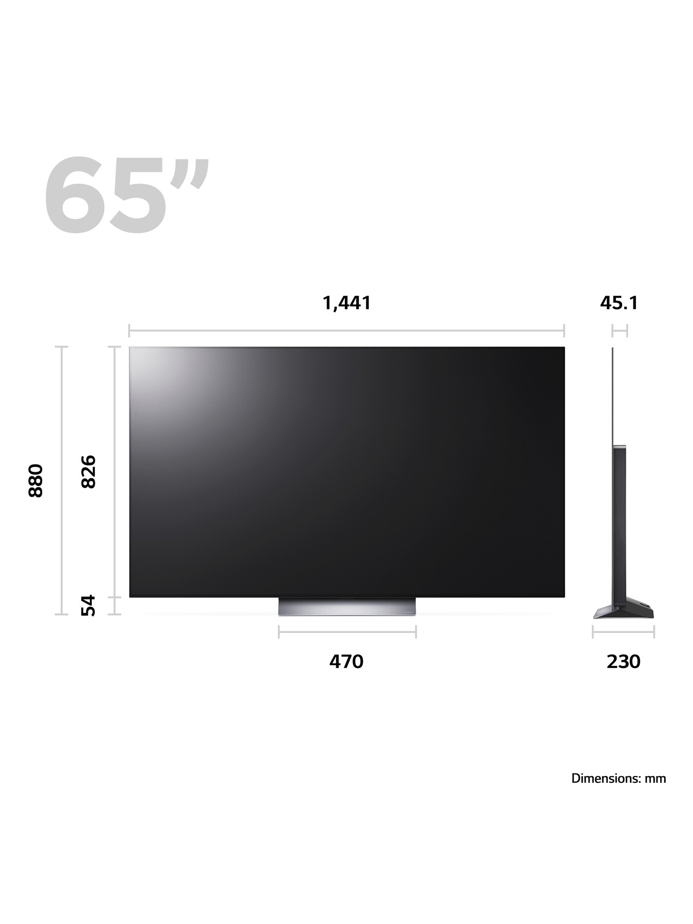 LG C3 OLED evo 65 Inch 4K Ultra HD HDR Smart TV (2023)