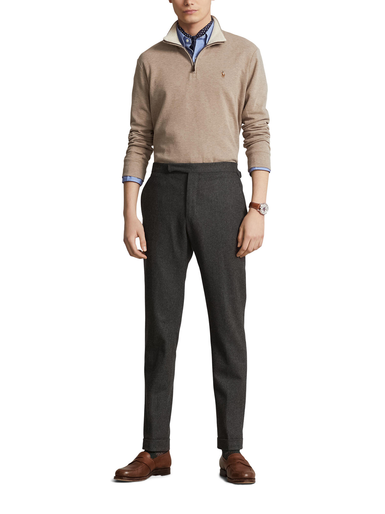 Polo Ralph Lauren Estate-Rib Quarter-Zip Pullover | Sweatshirts | Fenwick