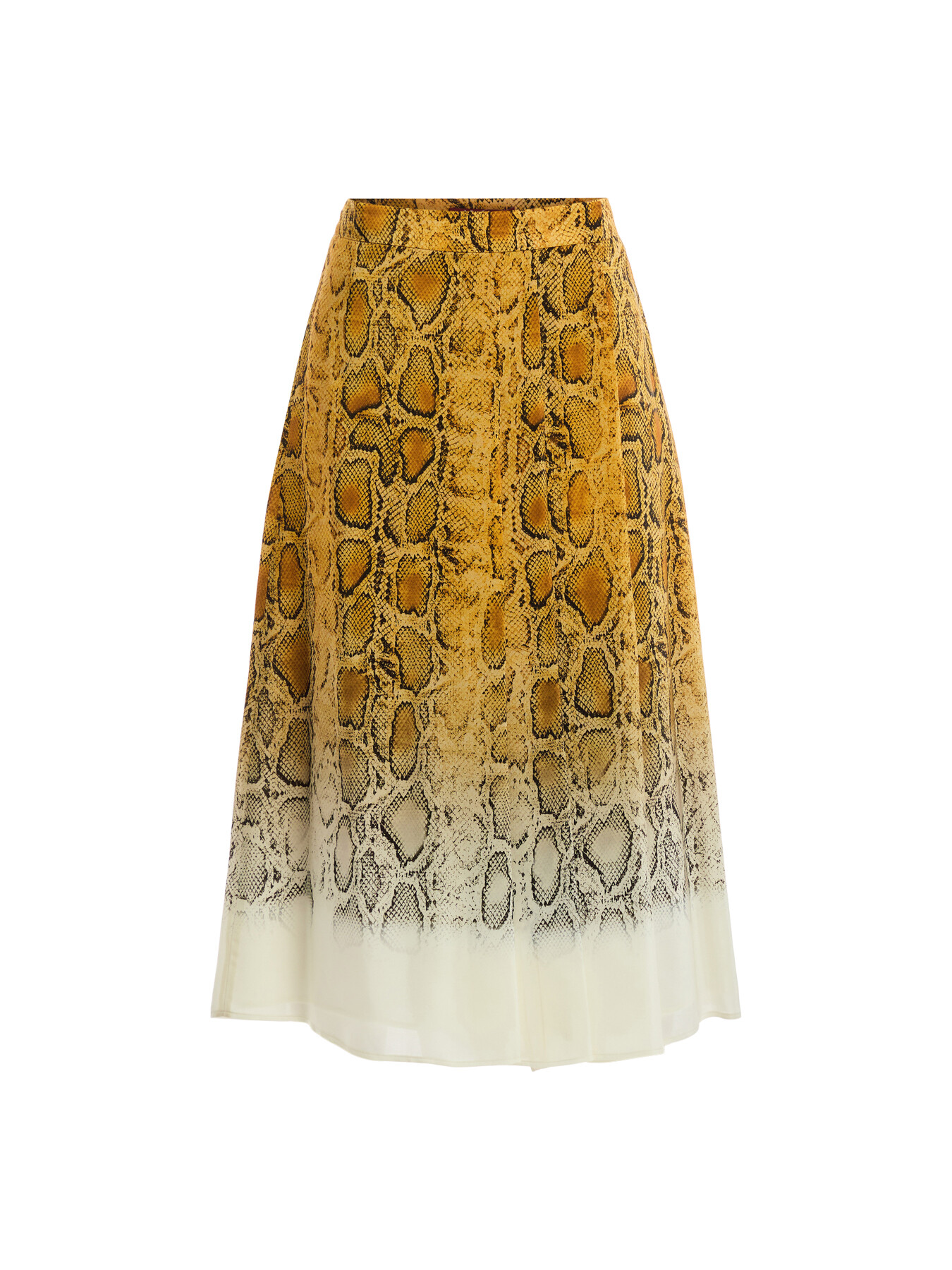Shop Max Mara Women's Orche Snake Print Midi Skirt In Multi