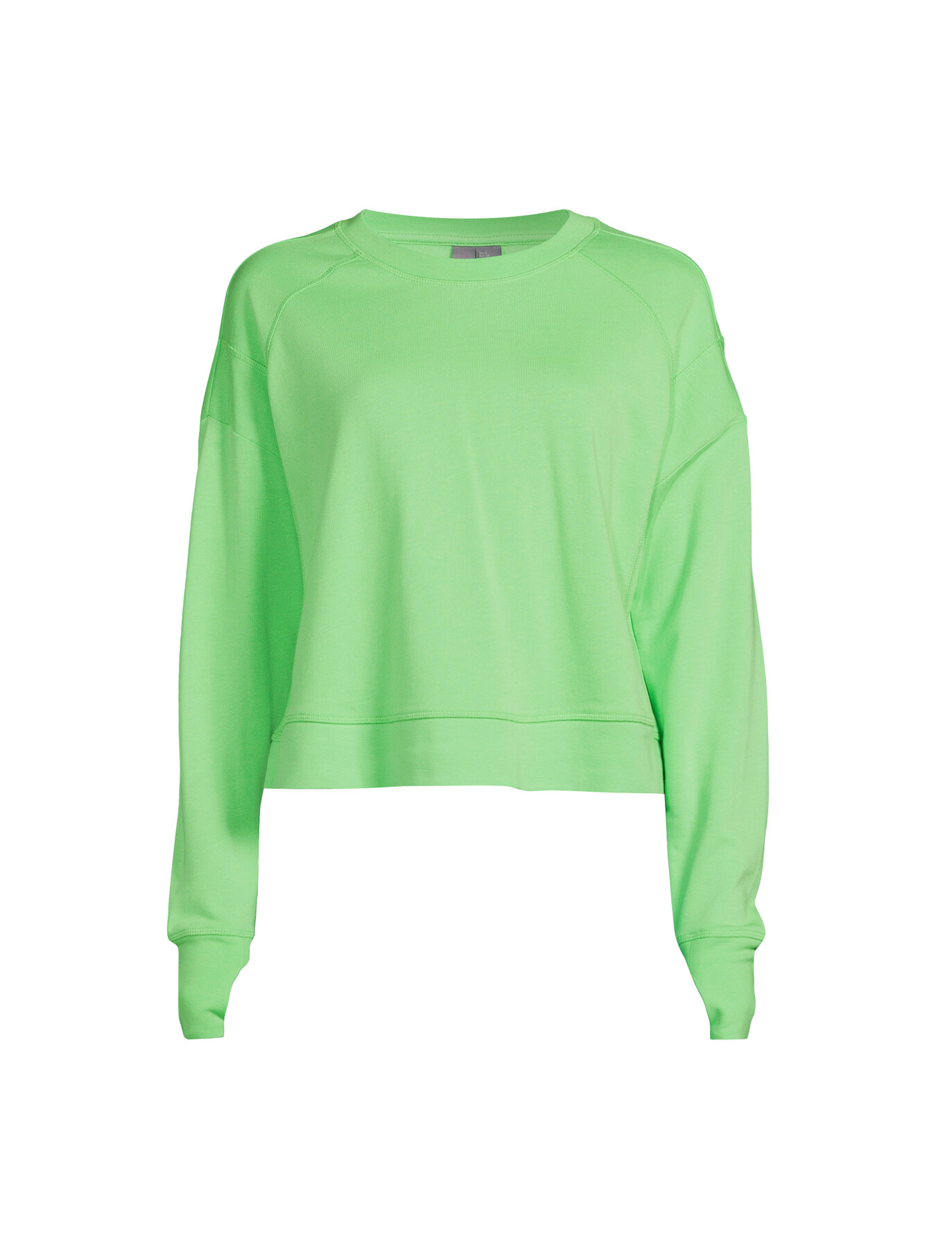 Shop Sweaty Betty Women's After Class Crop Sweatshirt In Green