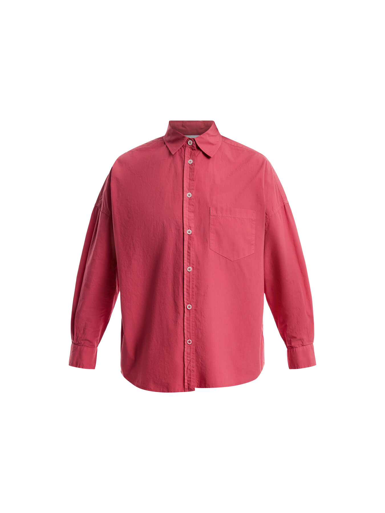 Lmnd Women's Classic Chiara Long Sleeve Shirt Orange In Red