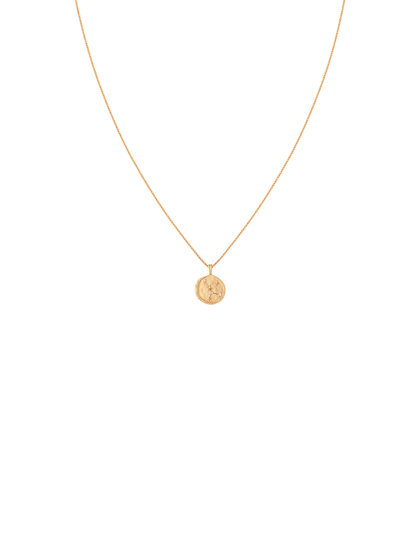Astrid & Miyu Women's Cancer Zodiac Pendant Necklace In Gold