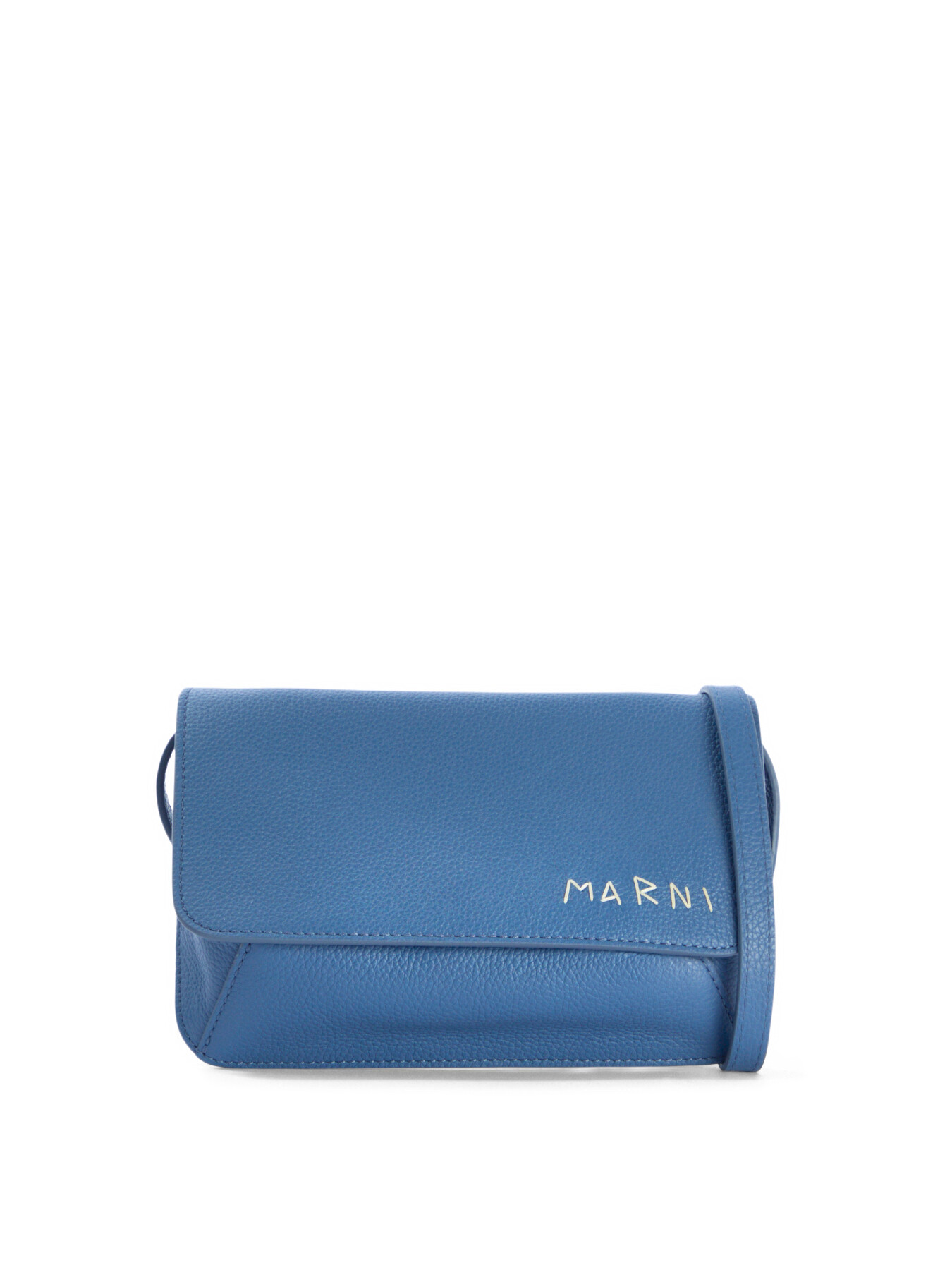 Marni Women's Pochette Flap Blue In Brown