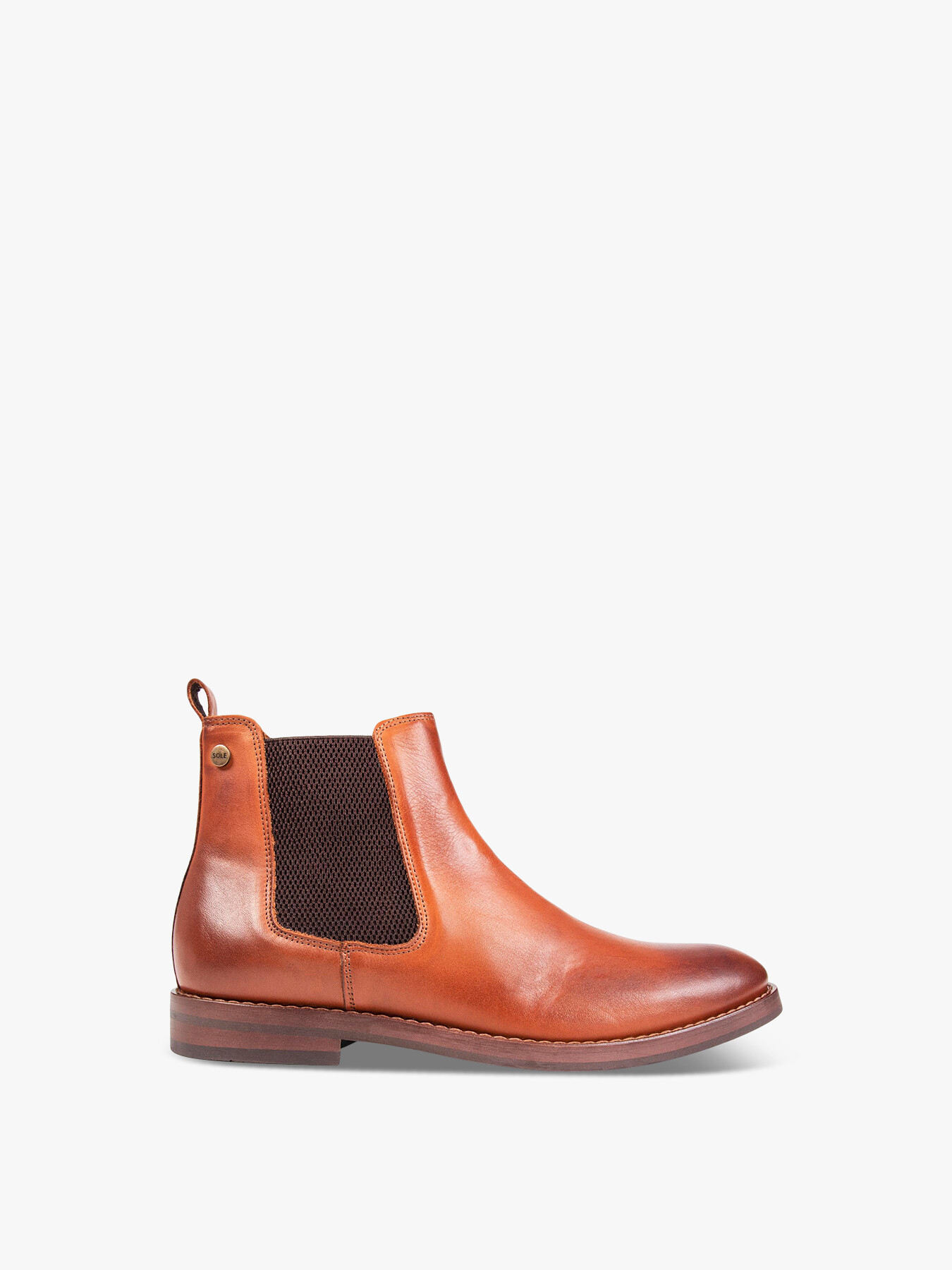 Sole Agnew Chelsea Boots Tan