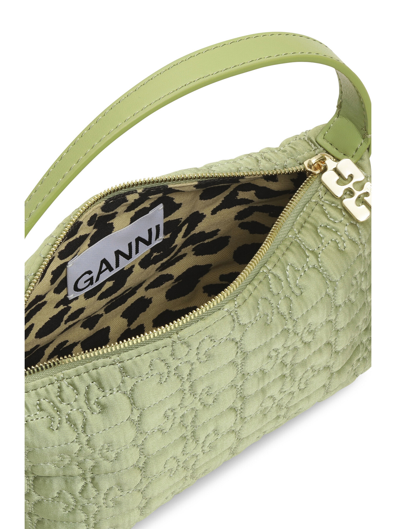 Women's Ganni Butterfly Small Pouch Satin   Fenwick