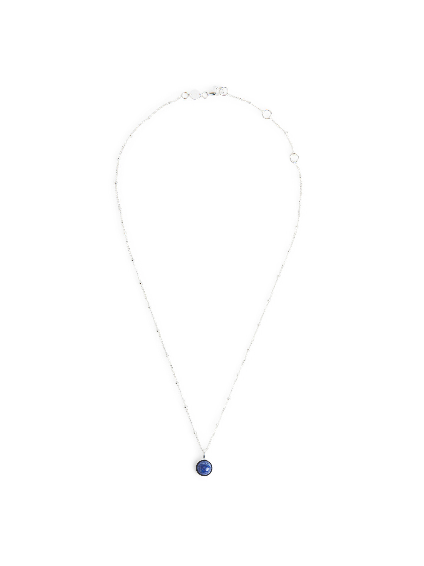 Daisy London Women's Lapis Silver Healing Necklace