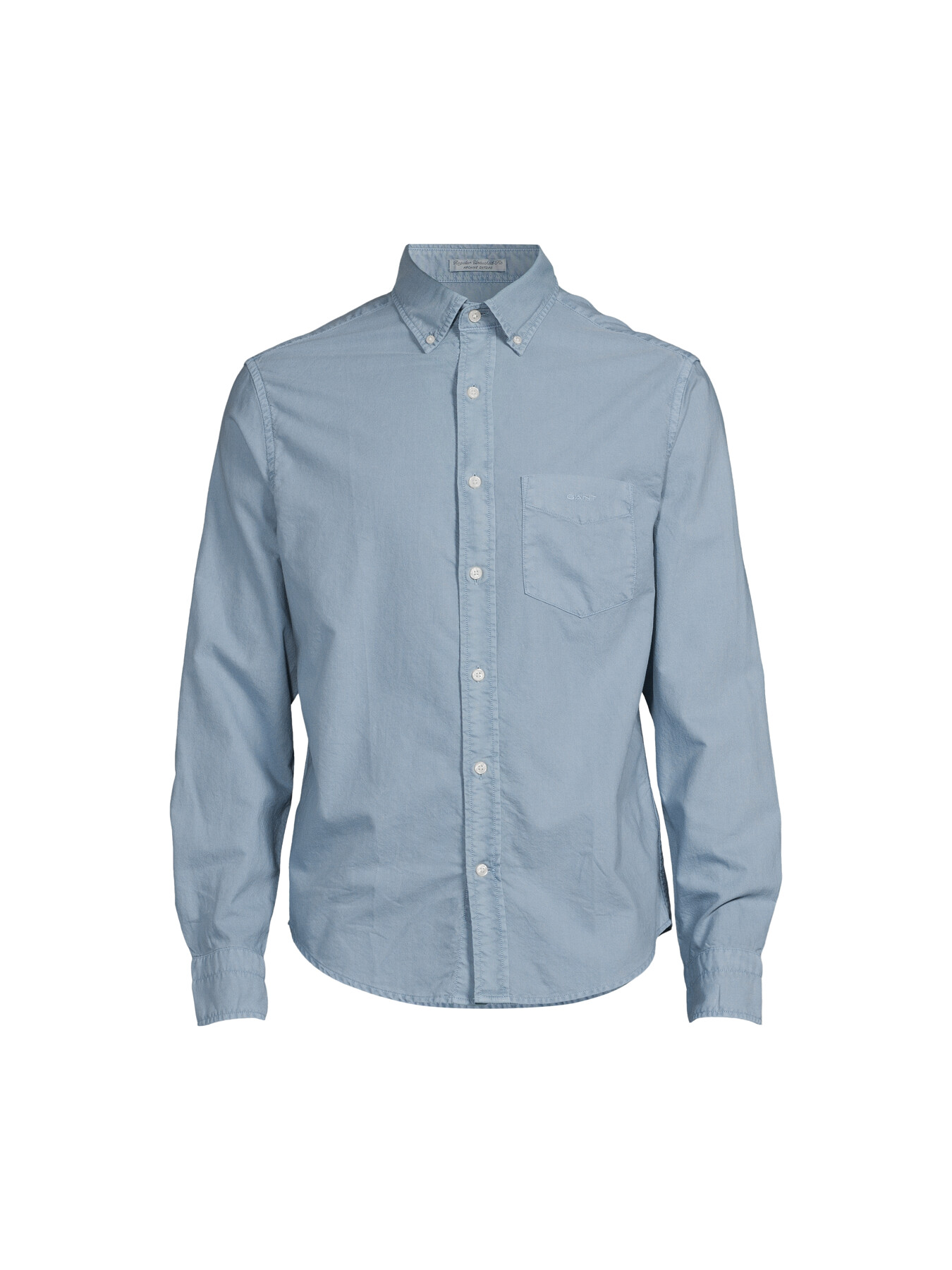Gant Men's Sunfaded Archive Oxford Shirt In Blue