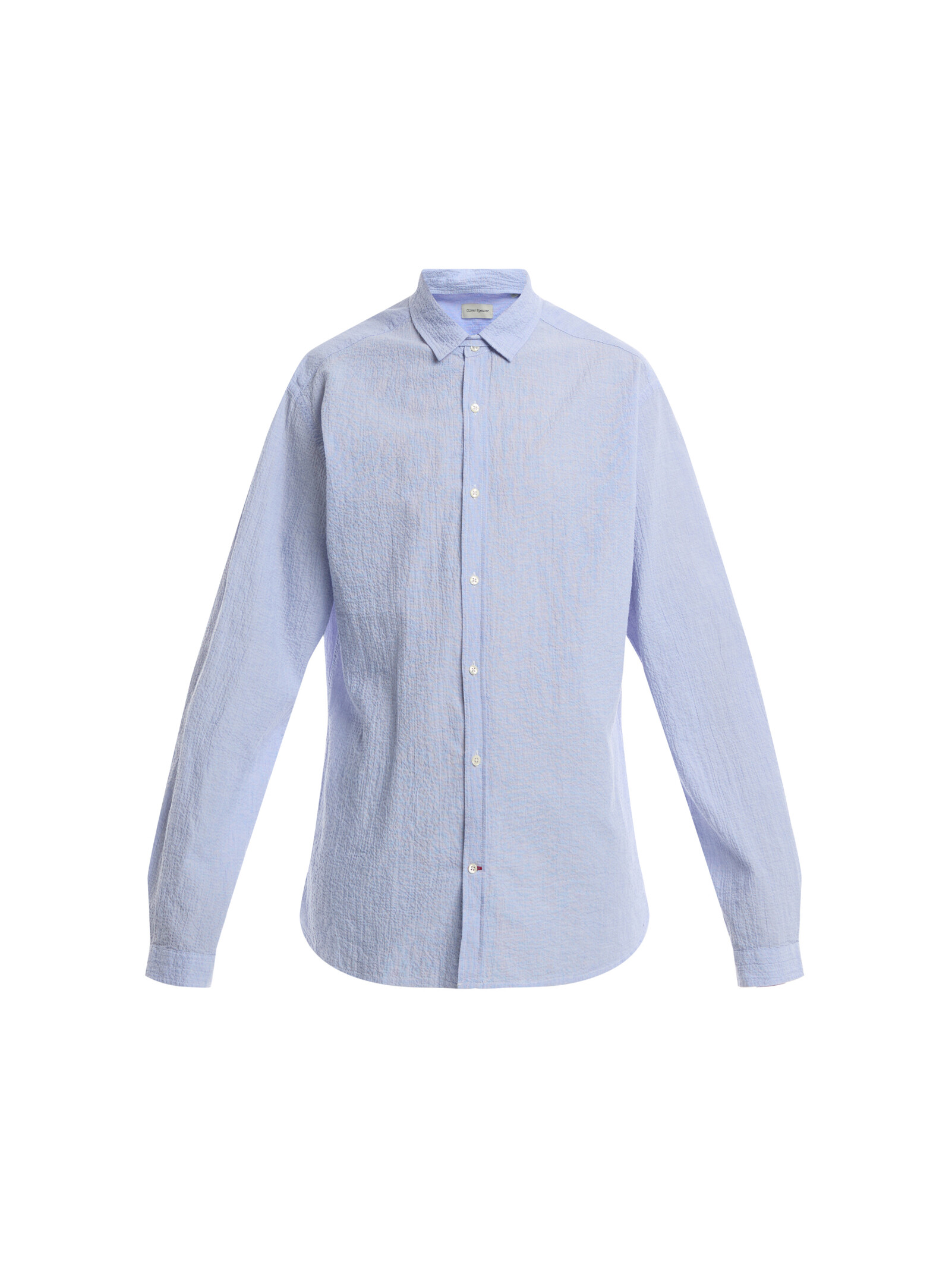 Oliver Spencer Men's Clirkenwell Tab Shirt In Blue
