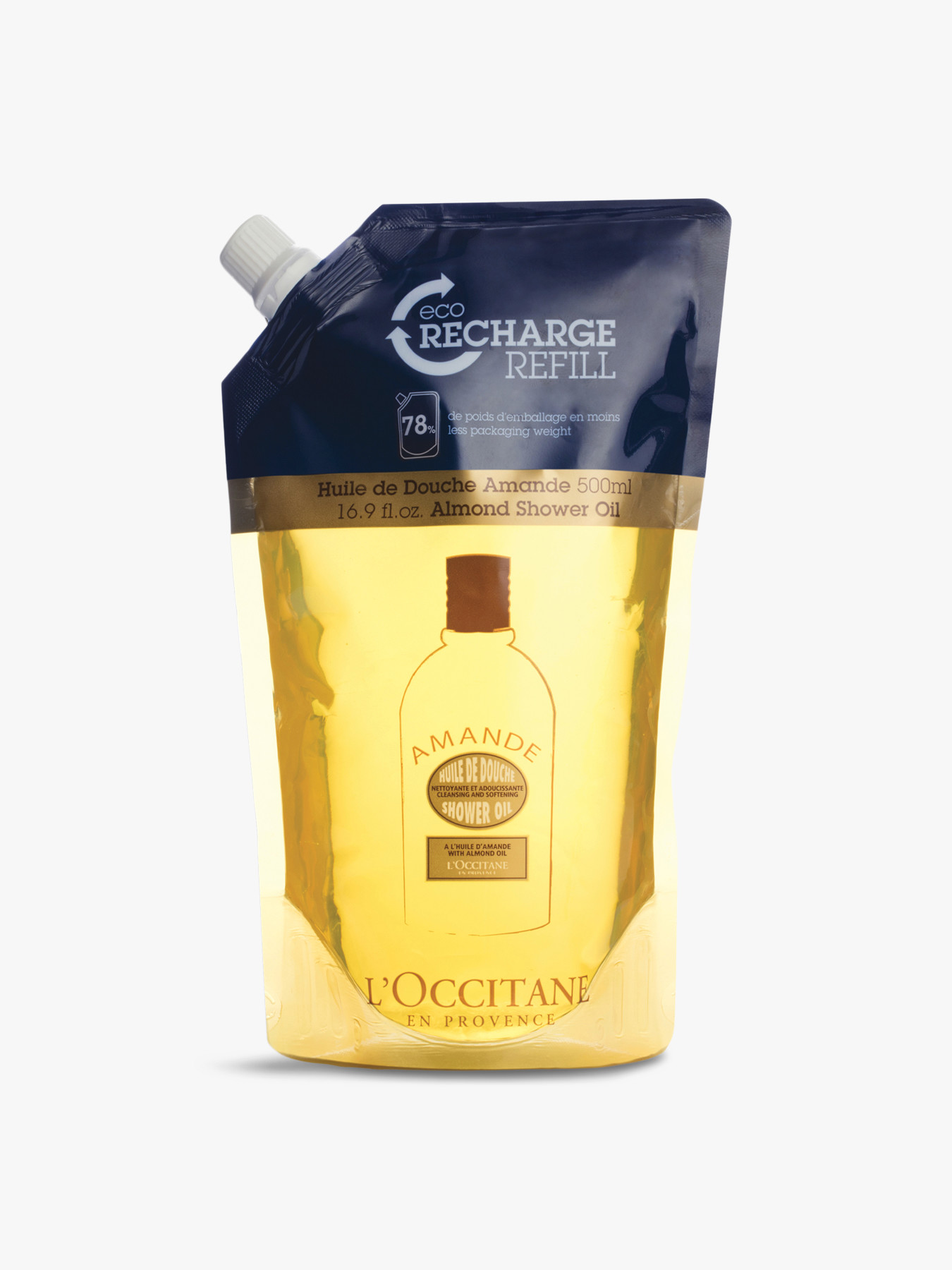 L'occitane Almond Shower Oil Refill 500ml
