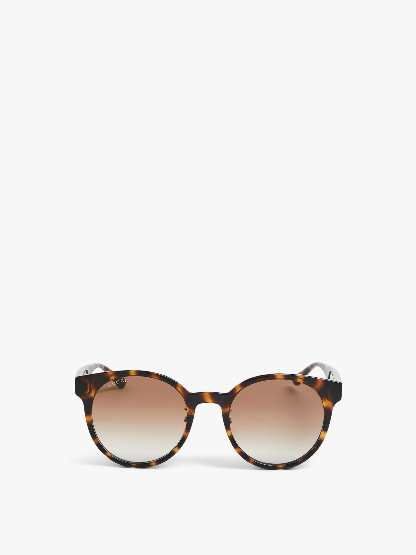 Gucci Women's Acetate Round Sunglasses Brown