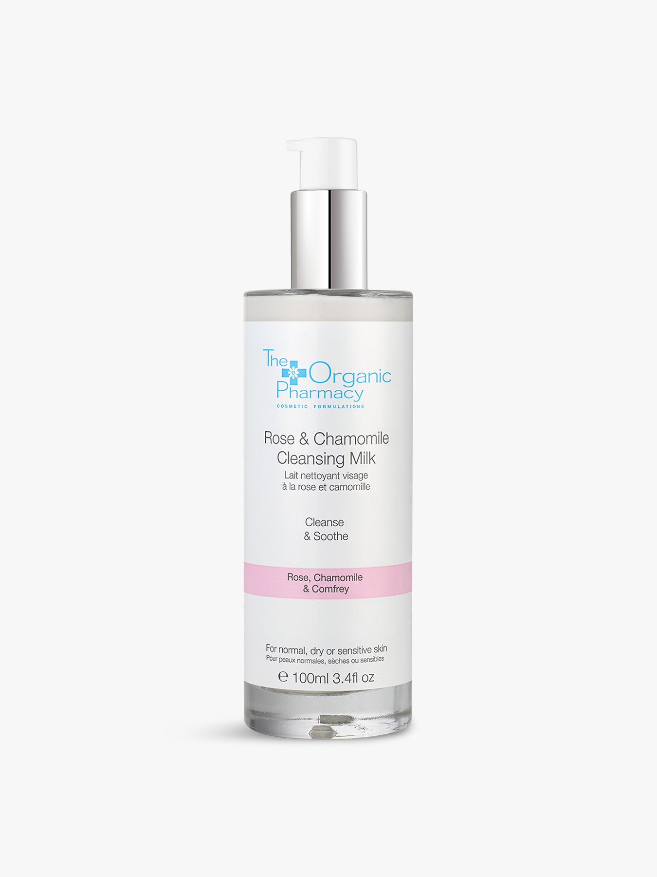 The Organic Pharmacy Rose And Chamomile Cleansing Milk 100ml