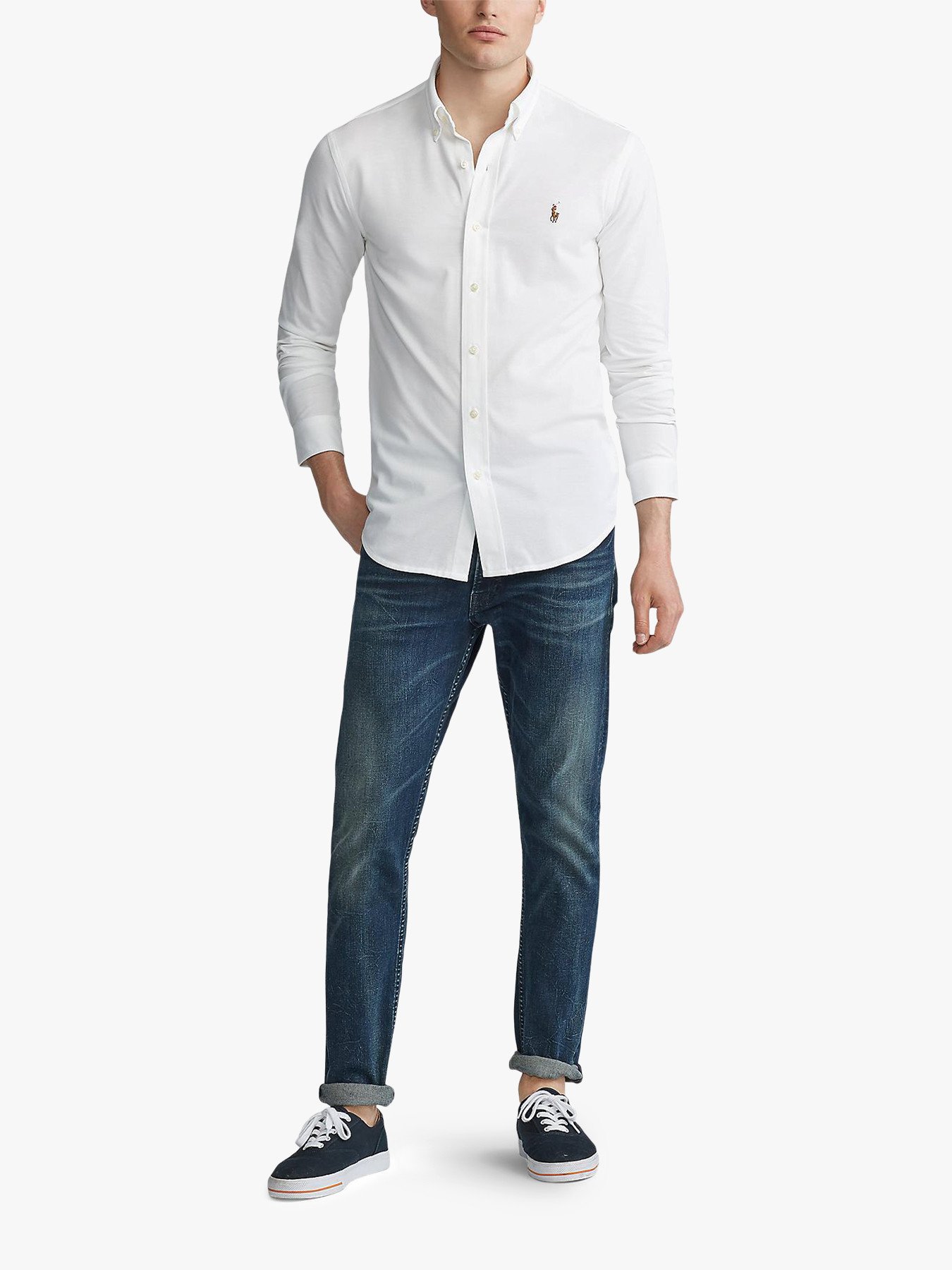 Men's Polo Ralph Lauren Slim Fit Pique Shirt | Fenwick