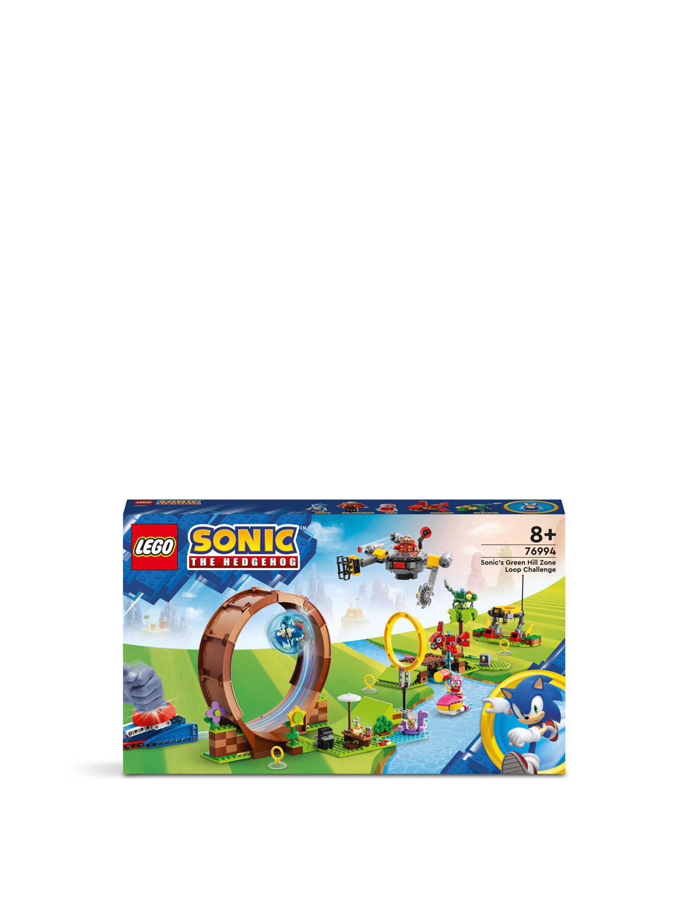 LEGO Sonic the Hedgehog Sonic's Green Hill Zone Loop Challenge 76994  Building Set