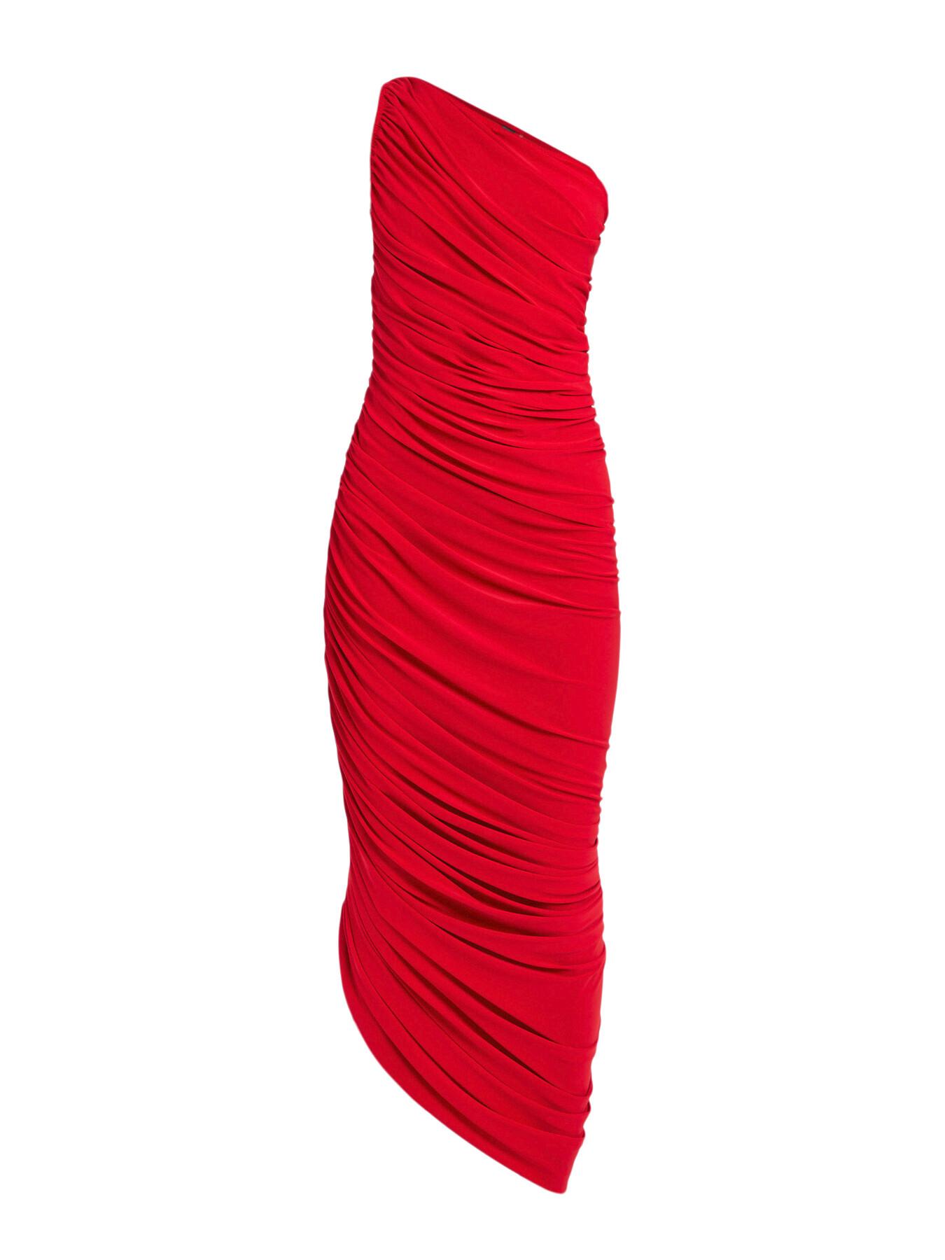 Shop Norma Kamali Women's Diana Gown Red
