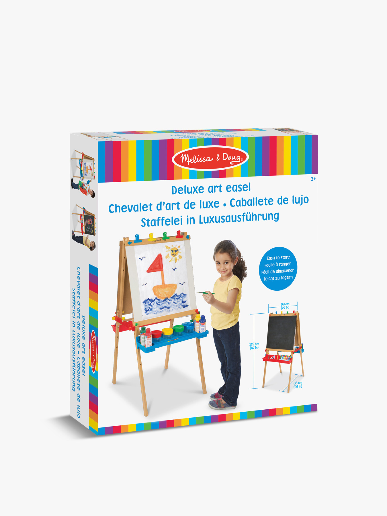 Double Sided Delux Easel, Kids Artist Supply