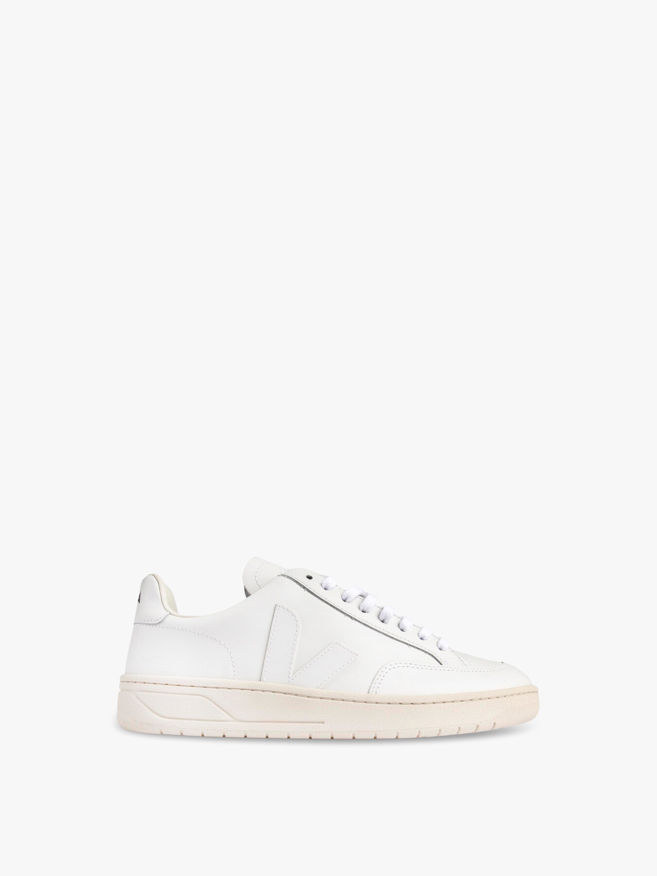 Shop Veja V12 Leather Trainers In White