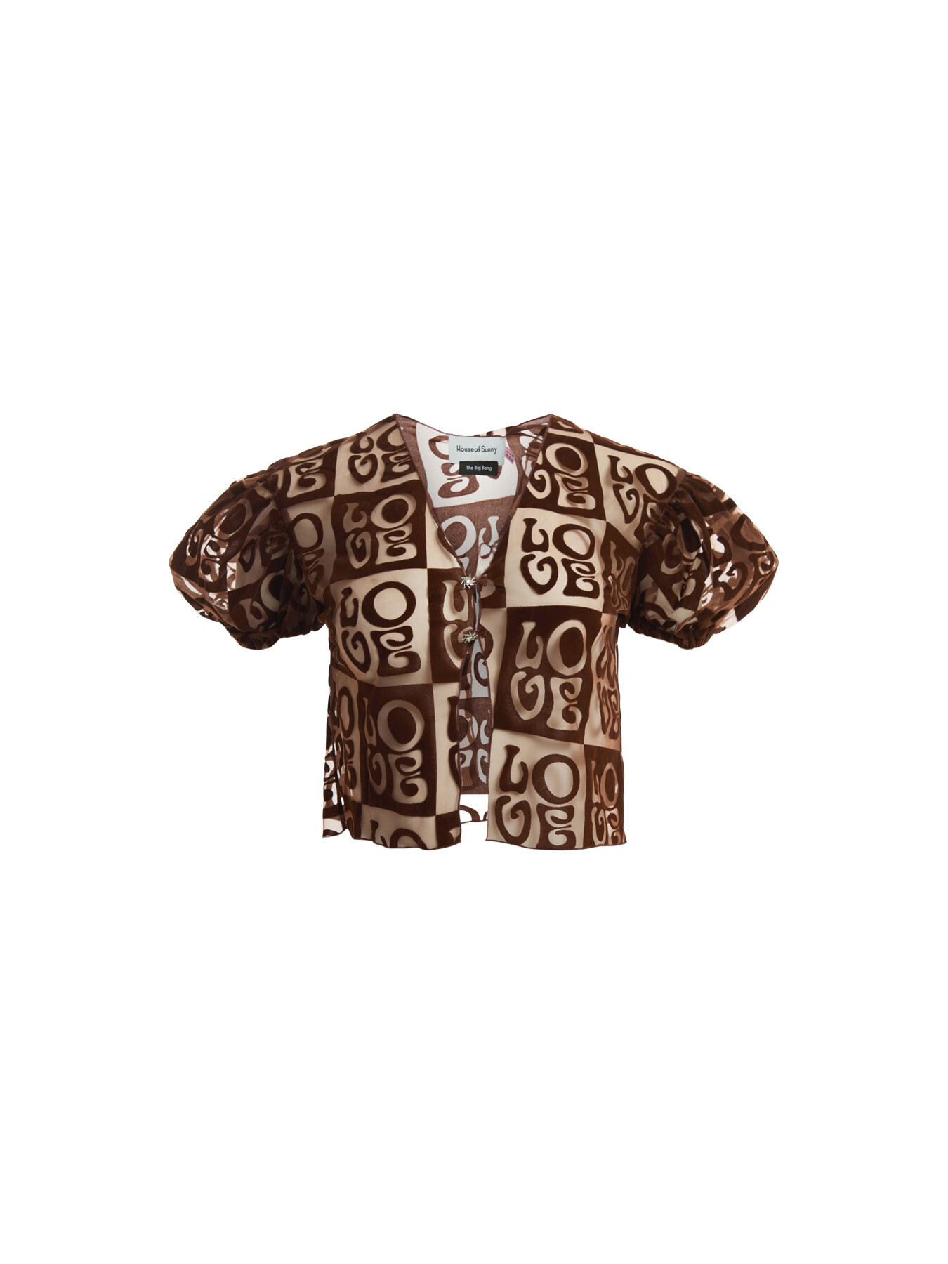 House Of Sunny Women's Casa Amor Top In Brown